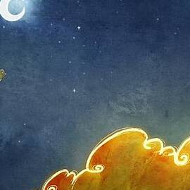 Ship in the Sky at Night by Gianfranco Weiss