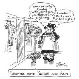 Shopping With Barbie And Ann by Edward Frascino