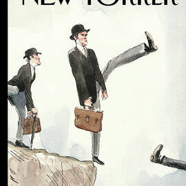 Silly Walk Off A Cliff by Barry Blitt
