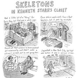 Skeletons In Kenneth Starr's Closet by Roz Chast