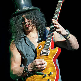 Slash Performs At Brixton Academy In by Neil Lupin