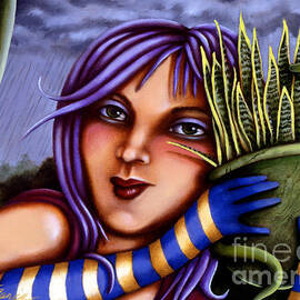 Snake Snakeplant by Valerie White