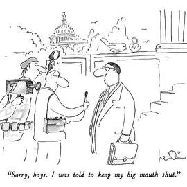 Sorry, Boys.  I Was Told To Keep My Big Mouth by Arnie Levin