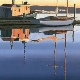 South harbour reflections by Gary Giacomelli