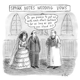 Spark Notes Marriage Vows -- A Minister Says by Roz Chast