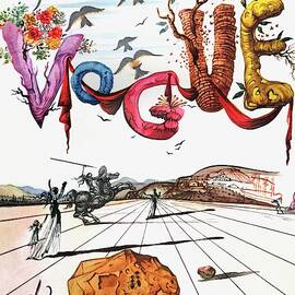 Spring Letters With A Visage Of Dali by Salvador Dali