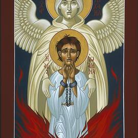 St. Joan of Arc with St. Michael the Archangel 042 by William Hart McNichols