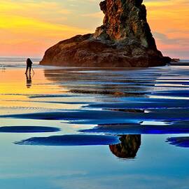 Standing In A Sea Of Blue by Adam Jewell