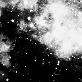 Stars And Cloud-like Forms In A Night Sky by Duane Michals