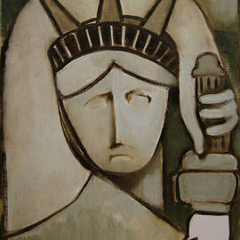 Tommervik Abstract Statue of Liberty Art Print by Tommervik
