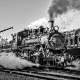 Steam Train No. 40 BW by Susan Candelario