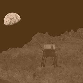 Steampunk - Brunel Moon Lander by Richard Reeve