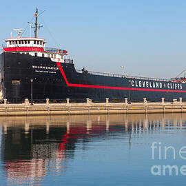 Steamship William G. Mather II by Clarence Holmes