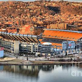 Steelers Stadium Reflections by Adam Jewell