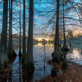 Steinhagen Reservoir Sunrise by David Morefield