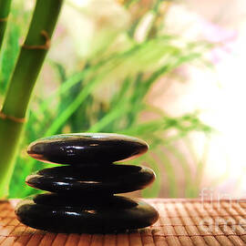 Stone Cairn by Olivier Le Queinec