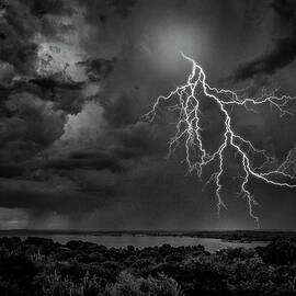 Storm Over Benbrook Lake by Dean Fikar