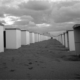 Stormy Beach Huts by Richard Reeve