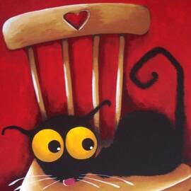 Stressie Cat Chair by Lucia Stewart