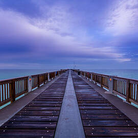 Sunrise at the Panama City Beach Pier by David Morefield