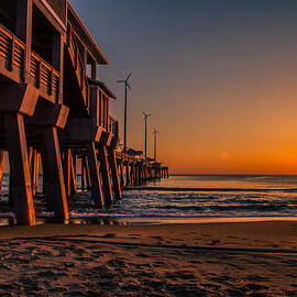 Sunrise at the Pier by Stacy Abbott