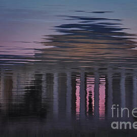 Sunrise Reflections Of The Thomas Jefferson Memorial by Susan Candelario