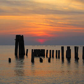Sunset Cape Charles by Richard Reeve