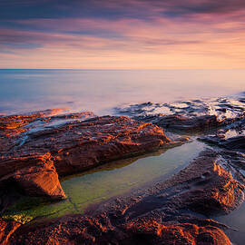Sunset, Le Dramont, Cote Dazur, France by Arnaudbertrande