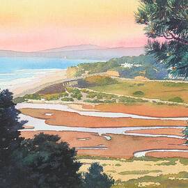 Sunset View from Torrey Pines by Mary Helmreich