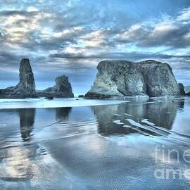 Surreal Beach Swirls by Adam Jewell