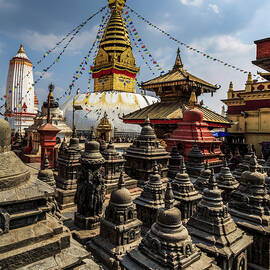 Swayambhunath, Kathmandu, Nepal by Feng Wei Photography