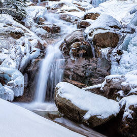 Swiftwater Falls Winter by Jeff Sinon