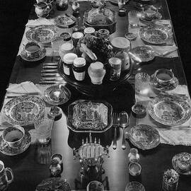 Table Settings On Dining Table by The 3