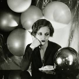 Tallulah Bankhead Surrounded By Balloons by Cecil Beaton
