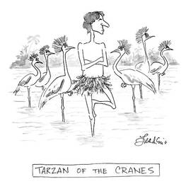 Tarzan Of The Cranes by Edward Frascino