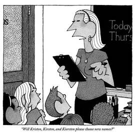 Kristen Kirsten and Kiersten by William Haefeli