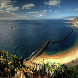 Teresitas Beach Panorama by Photo Atan Yilmaz