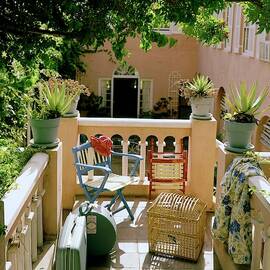 Terrace At A Guest House At Waterloo by Tom Leonard