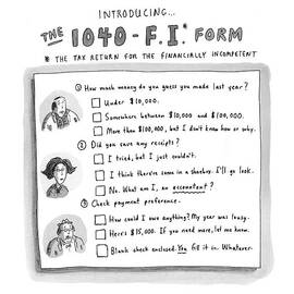 The 1040 f.i. Form by Roz Chast
