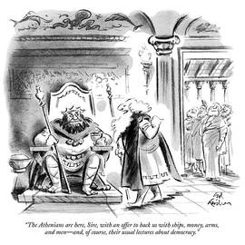 The Athenians Are Here by Ed Fisher