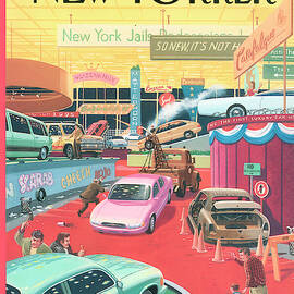 The Auto Show by Bruce McCall