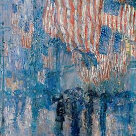 The Avenue in the Rain by Georgia Clare