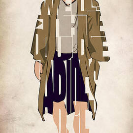 The Big Lebowski Inspired The Dude Typography Artwork by Inspirowl Design