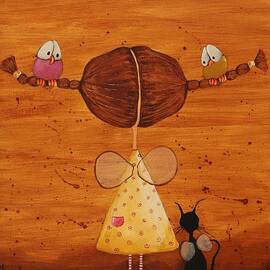 The birds love my hair by Lucia Stewart