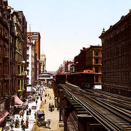 The Chicago EL by Georgia Clare