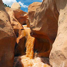 The Red Clay Faces of Willis Creek 2 by Joe Schofield