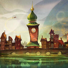 The Clock Tower by Kristina Vardazaryan