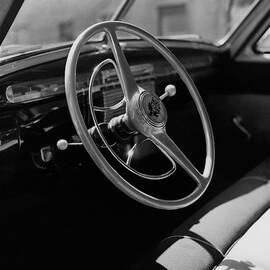 The Dashboard Of A Frazer Sedan by Constantin Joffe