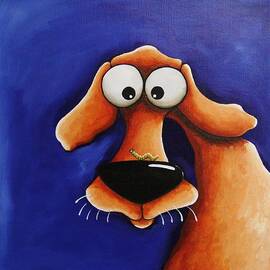 The dog and the caterpillar by Lucia Stewart