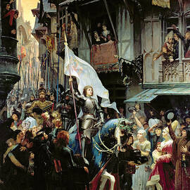 The Entrance Of Joan Of Arc into Orleans by Jean-Jacques Scherrer